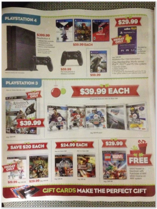 Illustration for article titled GameStop's 2013 Black Friday Deals Appear To Have Leaked